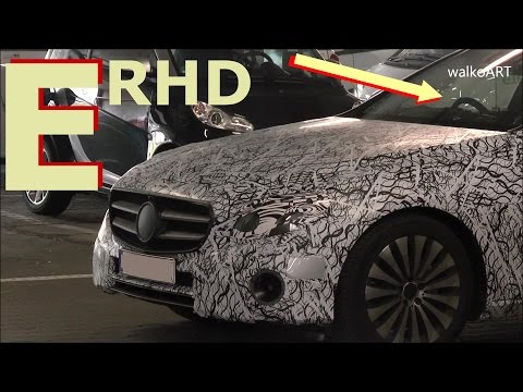 Erlkönig Mercedes E-Klasse W213 Rechtslenker Prototype Mercedes E-Class right hand drive 2016