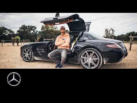 JP Kraemer unterwegs im SLS AMG: Der Sportwagen mit den Flügeltüren