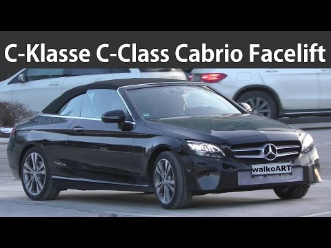 Mercedes Erlkönig C-Klasse C-Class Cabrio Facelift A205 2018 Modellpflege - 4K SPY VIDEO
