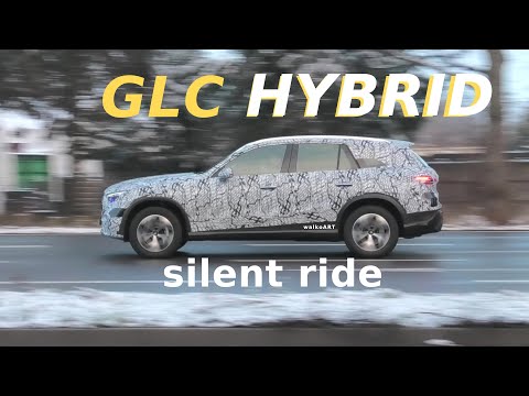 Mercedes Erlkönig GLC Hybrid silent ride * leise Vorbeifahrt * X254 * 4K SPY VIDEO