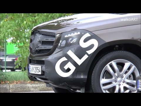 Erlkönig Mercedes GLS (Facelift GL) 2016 letzte Testfahrten GLS X166 prototype final tests SPY VIDEO