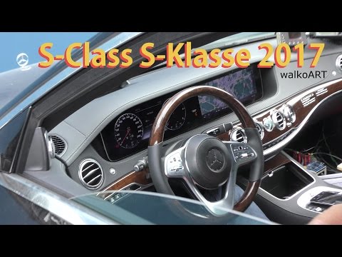 Mercedes Erlkönig S-Class Facelift INTERIOR in 4K S-Klasse Mopf INNEN W222 2017 prototype SPY VIDEO