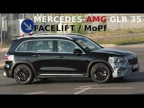 Mercedes Erlkönig AMG GLB 35 Facelift Modellpflege X247 prototype first time * zum ersten Mal