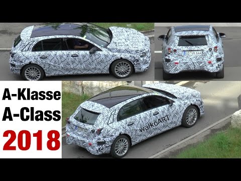 Erlkönig Mercedes-Benz A-Klasse prototype A-Class 2018 (W177) spotted - SPY VIDEO