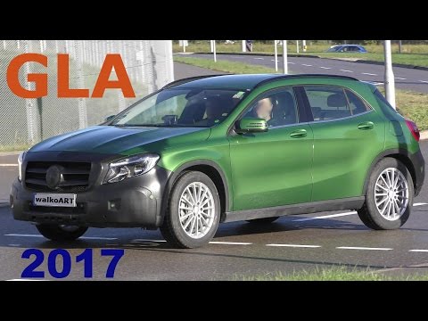 Mercedes Erlkönig GLA Facelift 2017 X156 wenig getarnt - GLA prototype less camouflaged 4K-SPY VIDEO