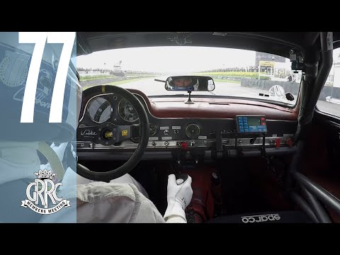 David Coulthard races Mercedes Gullwing at Goodwood 77MM