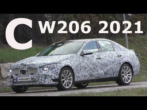 Mercedes Erlkönig C-Klasse C-Class 2021 W206 prototype 4K SPY VIDEO