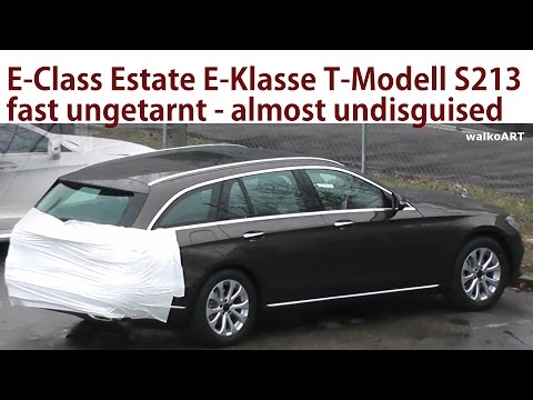 Mercedes Erlkönig E-Klasse T-Modell S213 E-Class Estate fast ungetarnt - almost undisguised