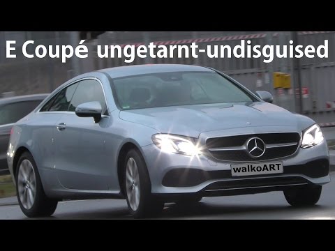 Mercedes Erlkönig E-Klasse Coupé BR238 ungetarnt E-Class coupe undisguised 4K-SPY VIDEO