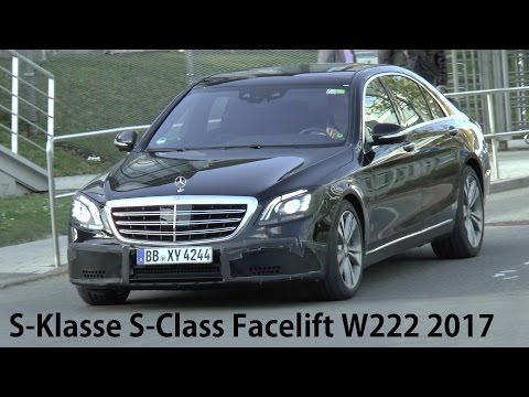 Mercedes Erlkönig S-Klasse W222 Mopf NEW S-Class Facelift 2017-2018 SPY VIDEO