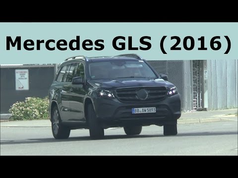 Mercedes -Benz GLS 2015 - 2016 (Mercedes GL Facelift) Erlkönige - Prototypes on the road SPY VIDEO