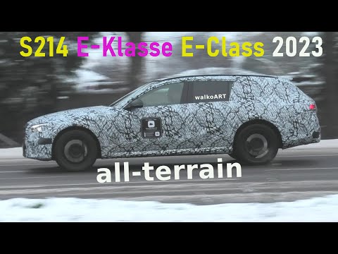 Mercedes Erlkönig E-Klasse S214 E-Class Estate ALL-TERRAIN 2023 prototype on the road * 4K SPY VIDEO