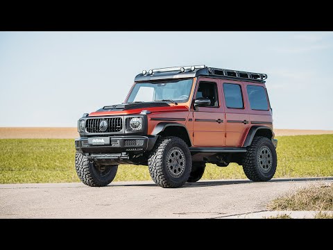 Mercedes G Klasse (463A) mit 150 mm Höherlegung (Body Lift Kit &amp; Fahrwerk) und FORCE Beadlock Felgen