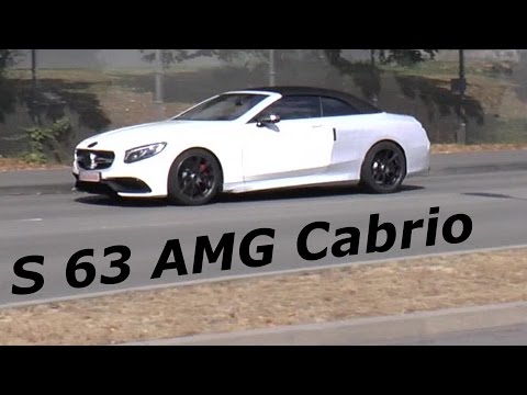 WOW! Mercedes Erlkönig prototype NEW S-Class AMG Convertible S 63 AMG Cabrio 2016 S-Klasse Cabriolet