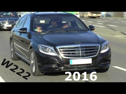 Erster Testwagen Mercedes S-Klasse W222 2016/2017 test car S-Class Prototype Erlkönig Facelift