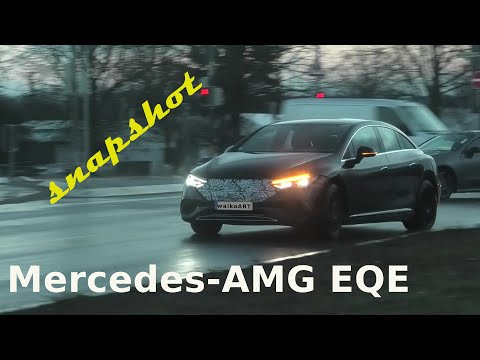 Mercedes Erlkönig AMG EQE 53 4MATIC+ (V295) * Snapshot SPY Clip * 4K Schnappschuss Video