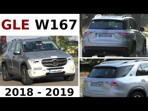 Mercedes Erlkönig GLE 2018/ 2019 W167 fast ohne Tarnung - almost without camouflage 4K SPY VIDEO
