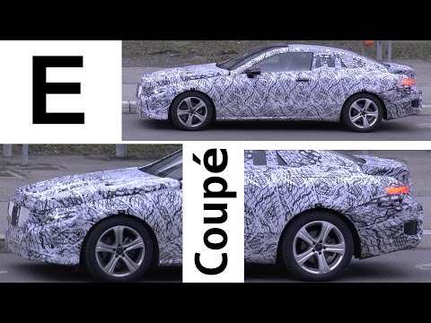 Mercedes Erlkönig E-Klasse Coupé C238 auf Testfahrt / E-Class Coupe spotted on the road SPY VIDEO