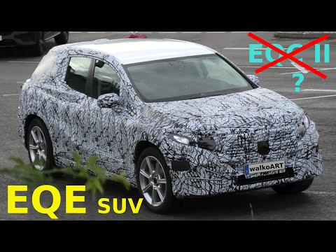 Mercedes Erlkönig EQE SUV X294 * EQC II prototype? Was ist das? What is it? 4K SPY VIDEO