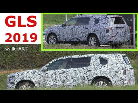 Mercedes Erlkönig GLS 2018/2019 X167 prototype - der neue SUV auf der Straße 4K SPY VIDEO