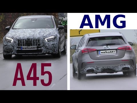 Mercedes Erlkönig AMG A45 4MATIC prototype 2019 W177 - 4K SPY VIDEO