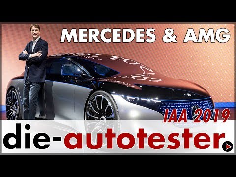 IAA 2019: Mercedes Vision EQS AMG Coupé EQV smart | Messe | Weltpremiere | Review | Deutsch