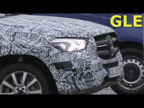 Mercedes Erlkönig GLE 2018 - Scheinwerfer - headlamp W167 - 4K SPY VIDEO