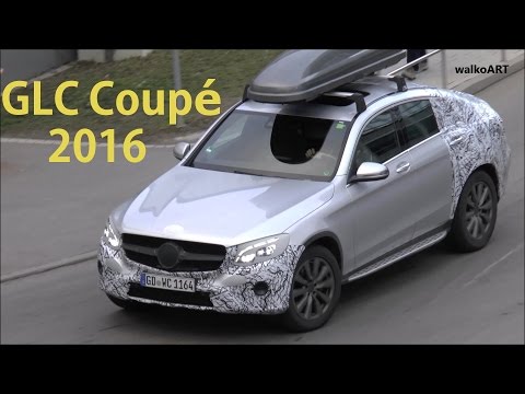 Mercedes Erlkönig GLC Coupé prototype GLC Coupe C253 2016 spotted - SPY VIDEO