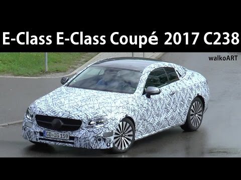 Mercedes Erlkönig E-Class Coupe ride / E-Klasse Coupé Ausfahrt C238 (2017) SPY VIDEO