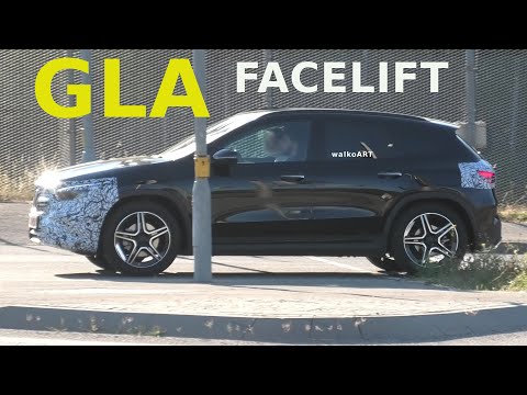 Mercedes Erlkönig GLA X157 Modellpflege Facelift 2023 prototype * 4K SPY VIDEO