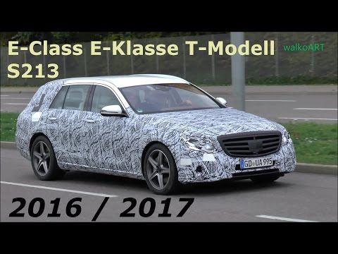 WIDE TIRES Mercedes Erlkönig Prototype E-Class Estate E-Klasse T-Modell S213 SPY VIDEO