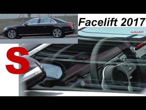 Mercedes Erlkönig S-Klasse S-Class Facelift W222 2017 Blick nach innen - Interior view SPY VIDEO