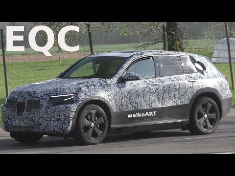 Mercedes Erlkönig EQC 2019 auf Testfahrt - prototype Mercedes EQC on test drive 4K SPY VIDEO