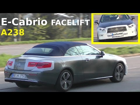 Mecedes Erlkönig A238 Facelift (2020) E-Klasse E-Class Cabrio Modellpflege - 4K SPY VIDEO