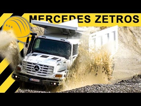 Auf der Straße VERBOTEN! OFFROAD im MERCEDES ZETROS 6x6 &amp; AROCS | bauma