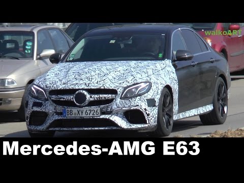 Erlkönig Mercedes-AMG E63 E-Klasse E-Class AMG W213 2017 on the road - auf der Straße