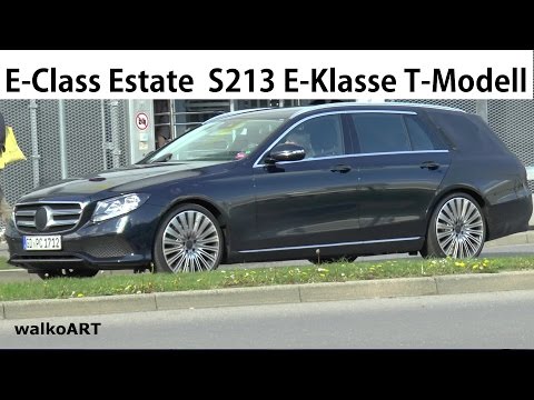 Mercedes Erlkönig E-Klasse T-Modell 2016 E-Class Estate S213 spotted on the road