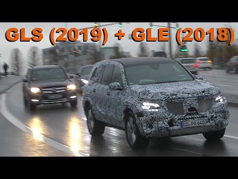 Mercedes Erlkönig GLS 2019 GLE 2018 Straßenverkehr CHASE W167 X167 prototypes in traffic SPY VIDEO