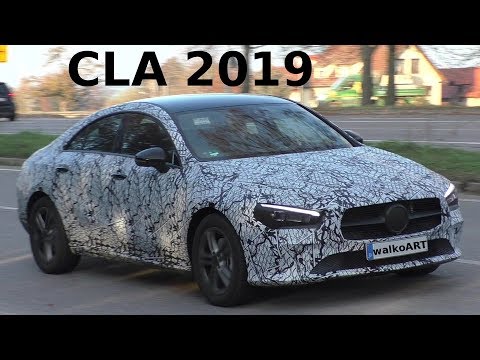 Mercedes Erlkönig - CLA II 2019 C118 - SPY VIDEO - Generation 2 Mercedes-Benz CLA