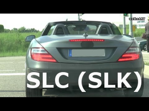 Erlkönig Mercedes SLC (SLK) 2015 offen &amp; fast ungetarnt (Heck) almost undisguised open top R172