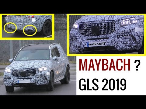 Mercedes Erlkönig - Mercedes-Maybach-GLS ??? 2019 prototype - 4K SPY VIDEO