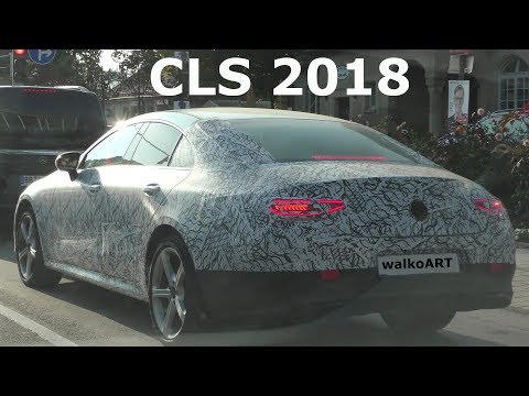 Mercedes Erlkönig - hinter dem neuen CLS CLE 2018 - behind the NEW CLS - 4K SPY VIDEO
