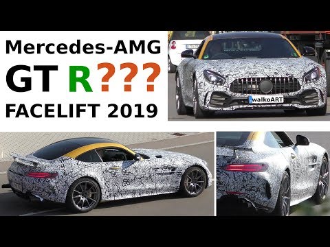 Mercedes Erlkönig AMG GT Facelift C190 ? GT R test car Black Series ? 4K SPY VIDEO