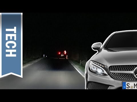 Multibeam LED in der Mercedes-Benz C-Klasse im (Härte-)Test: Nachtfahrt mit Fernlichtassistent Plus