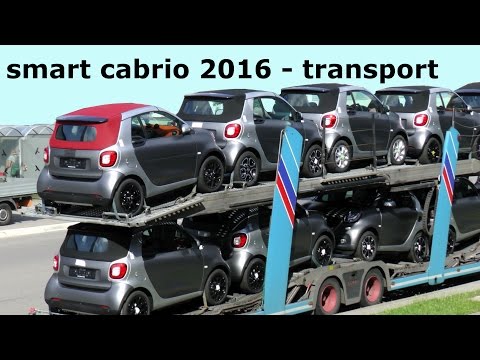 HOT! Ungetarnte ERLKÖNIGE Smart Cabrio 2016 A 453 ! PROTOTYPES smart fortwo cabrio 2016 transport