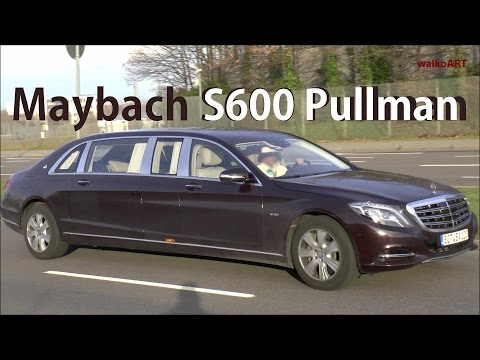 Mercedes Erlkönig HAMMER ! Mercedes-Maybach S600 Pullman 2016 (Brabus) auf der Straße / on the road