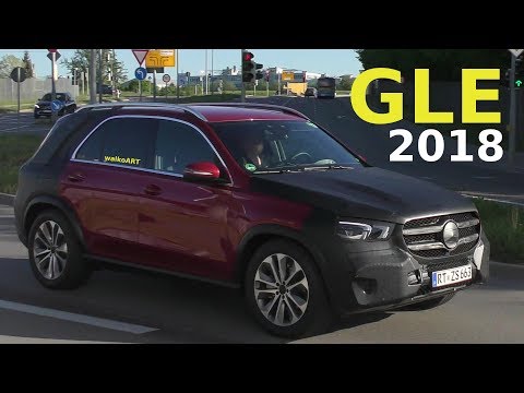 Mercedes Erlkönig GLE 2018 W167 wenig getarnt - NEW GLE prototype less camouflaged 4K SPY VIDEO