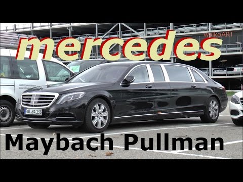 Mercedes-Maybach S600 Pullman 2016 - Erprobungsfahrzeug BRABUS - test car - SPY VIDEO Erlkönig