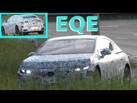 Mercedes Erlkönig EQE prototype on the road again * EQE V295 wieder unterwegs * 4K SPY VIDEO