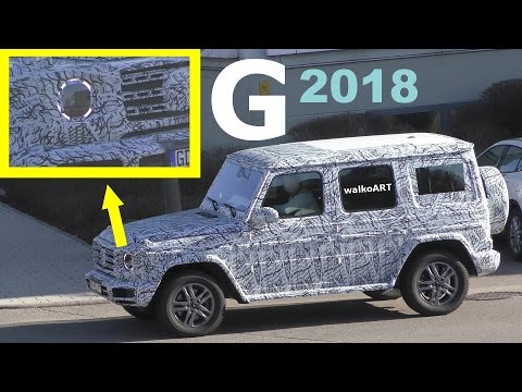 Mercedes Erlkönig G-Klasse 2018 Scheinwerfer + Rücklichter neu W464 prototype G 2018 new headlights